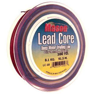 MASON 27# 200YD 20 COLORS LEADCORE DEEP WATER TROLLING LINE SALMON TROUT WALLEYE  Lead Core And Wire Fishing Line  Sports & Outdoors