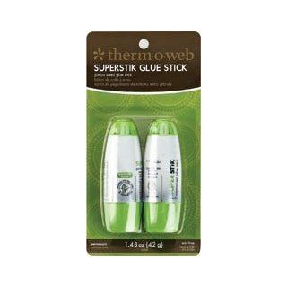 Bulk Buy Therm O Web Adhesives Super Stick Permanent Glue Stick 2/Pkg 21 Grams Each (3 Pack)