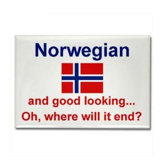 Good Looking Norwegian Magnet 3x2 Rectangle Magnet by  Kitchen & Dining
