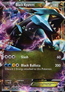 Black Kyurem Ex Plasma Storm 95/135 Pokemon Card Ultra Rare 