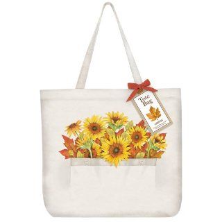 Sunflower Harvest Tote Bag Grocery & Gourmet Food