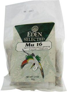 Eden Mu Tea #16   each bag makes 1 qt.  8bag Health & Personal Care