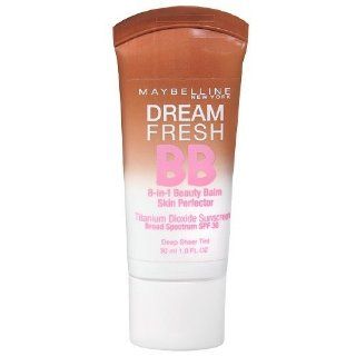 Maybelline Dream Fresh BB 8 in 1 Beauty Balm Skin Perfector SPF 30, Deep 1 fl oz (30 ml)  Automobiles  