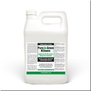 Pure Green Kleen Natural All Purpose Odor Eliminator and Cleaner, flood damage stains, water damage stains, Non  Toxic Super Concentrated 1 gallon makes up to 16 gallons Health & Personal Care