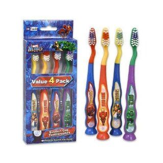 Dr. Fresh Toothbrush 4's Marvel Heroes 6 package (24 total toothbrushes) Health & Personal Care