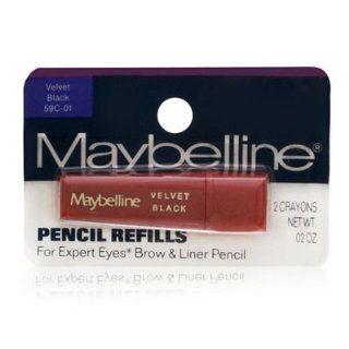Maybelline Expert Eyes Brow & Liner Pencil Refill Velvet Black  Eyebrow Makeup  Beauty