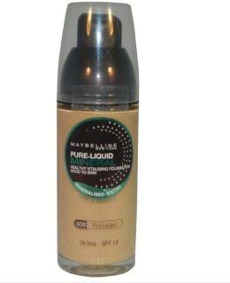 Maybelline Pure Liquid Mineral Foundation   020 Cameo  Foundation Makeup  Beauty