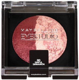 (2 Pack) Maybelline New York Eye Studio Color Pearls Marbleized Eyeshadow, Sinful Sinnamon 80, 0.09 Ounce  Eye Shadows  Beauty