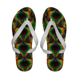 Shining Holographic Rainbow Lights Glitter Leaf Sandals