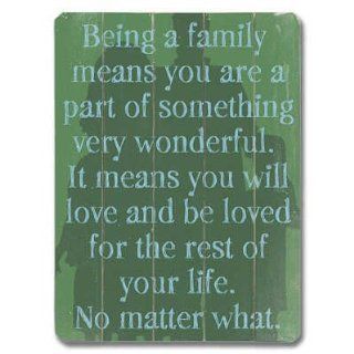 Being a Family Means to You Wood Sign   Prints