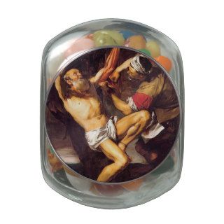 The Martyrdom of St. Bartholomew by Jusepe Ribera Jelly Belly Candy Jar