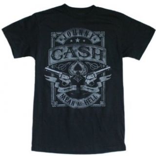 Johnny Cash   Mean As Hell T Shirt Clothing