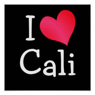 I Love Cali Poster