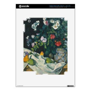 Cézanne Still Life with Flowers and Fruit iPad 3 Decal