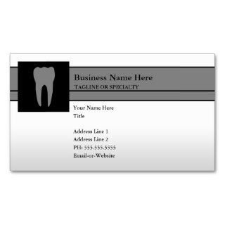 tooth business card templates