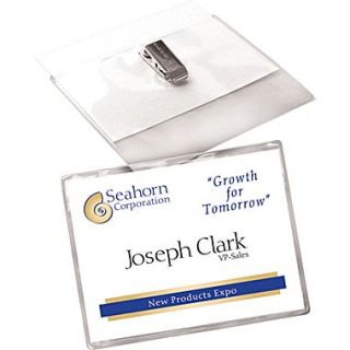 Avery Top Loading Clip Style Name Badges, 3 x 4  Make More Happen at