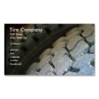 Tire Surface Business Card Template