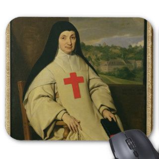 Mother Angelique Arnauld  Abbess Mousepad