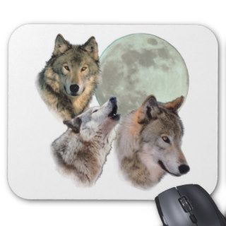 Three Wolf Moon Mousepads
