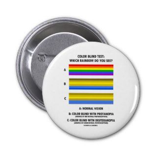 Color Blind Test (Colors Of Rainbow Vision Test) Pin