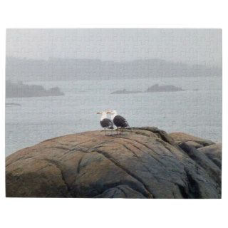 Seagulls in Kennebunkport, Maine Jigsaw Puzzle