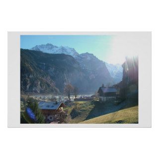 Lauterbrunnen Fog Posters