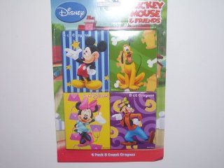 Disney Mickey Mouse & Friends 4 Pack 8 Count Crayons Toys & Games