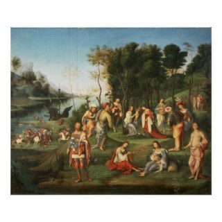 The Garden of the Peaceful Arts  1505 06 Print