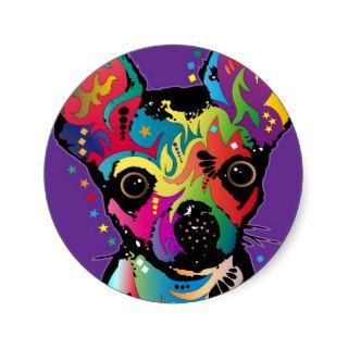 Chihuahua Art Sticker