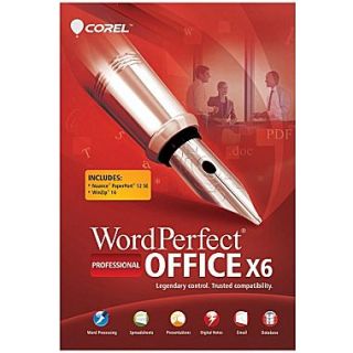 Corel Corporation Wordperfect Office X6 Pro Upgrade for Windows (1 User) [Boxed]  Make More Happen at