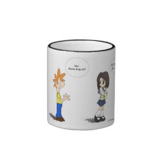 Cartoon meets anime mug