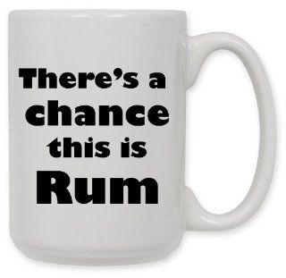 15 Ounce Ceramic Coffee Mug   Might be Rum This May Be Rum Mug Kitchen & Dining