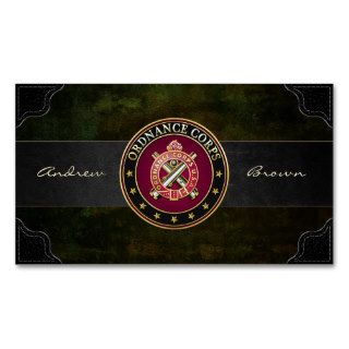 [154] OD Regimental Insignia [Special Edition] Business Card Templates