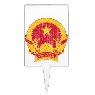 Vietnam Coat Of Arms Cake Picks