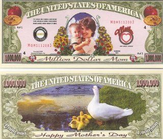 Mother's Day $Million Dollar$ Novelty Bill Collectible 