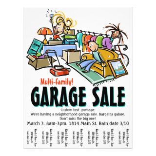 Garage Sale. Moving Sale. Yard Sale Custom flyer