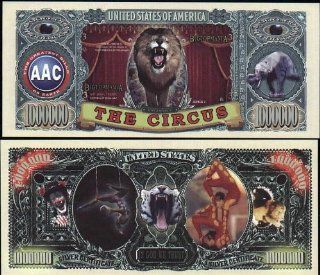 Circus Million Dollar Novelty Bill Collectible 