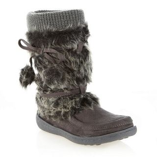 bluezoo Girls dark grey eskimo boots