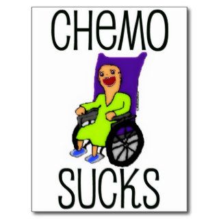 Angry Patient Chemo Sucks Post Cards