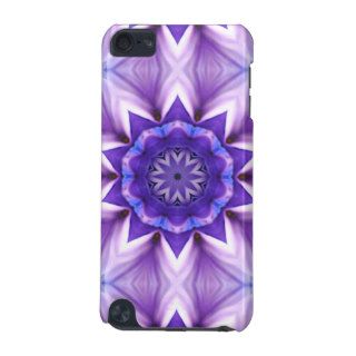 Purple Floral Abstract Tile 230 iPod Touch 5G Cover