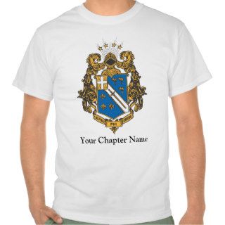 Alpha Phi Omega Color   Crest Shirt