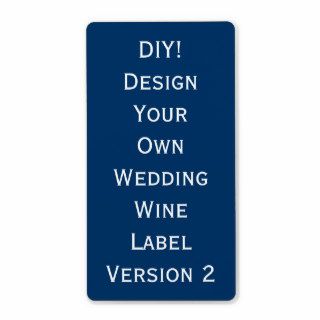 DIY Wedding Wine Label Design Your Own V2