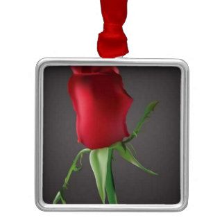 romantic rosebud vector ornament