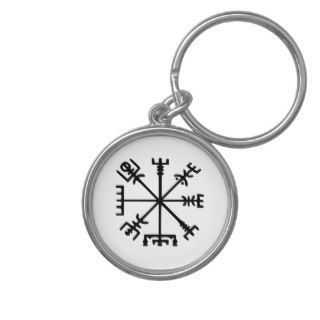 Vegvísir (Viking Compass) Keychains
