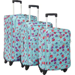 McBrine Luggage Eco Friendly Three Piece Set On Spinner Wheels
