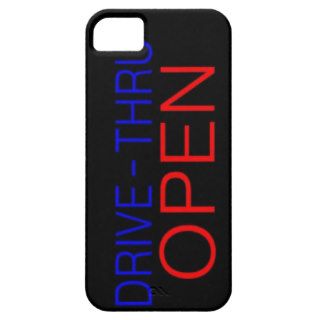 Neon Sign, Drive Thru Open iPhone 5/5s Case