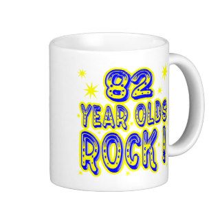 82 Year Olds Rock (Blue) Mug