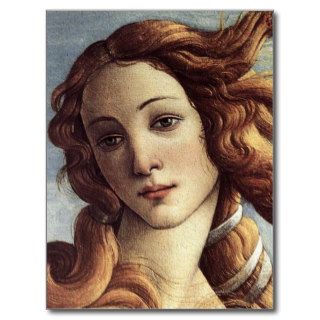 The Birth of Venus (detail) Postcards