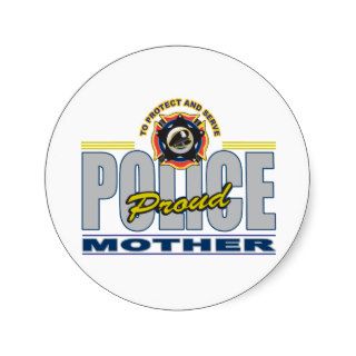Proud Police Mother Sticker