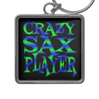 Crazy Sax Player Keychains